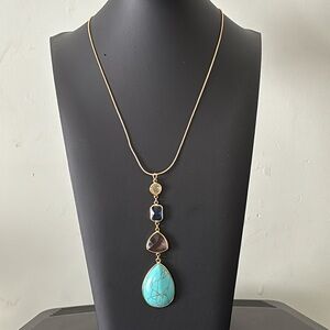 LOFT Tropical Time Stone Necklace